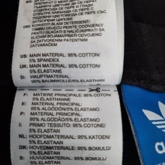 ADIDAS | Originals Train Snap Crop Leggings Black Sz XL - Picture 13 of 15